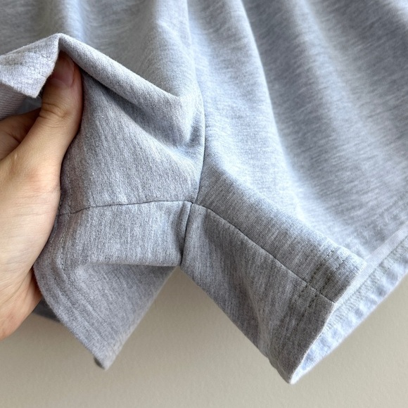 Amazon Grey High Waisted Sweat Shorts, Activewear Shorts, Size Medium - Picture 8 of 15